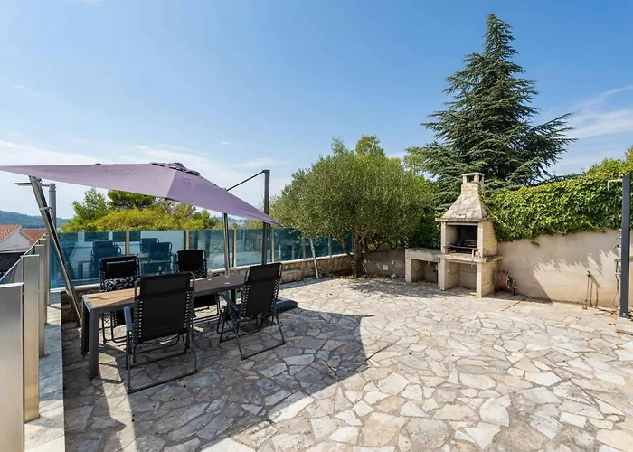 Solea Mit Meerblick In Zaboric, Sibenik בית נופש ז'אבוריץ'