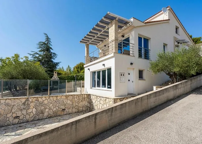 Solea Mit Meerblick In Zaboric, Sibenik בית נופש ז'אבוריץ'